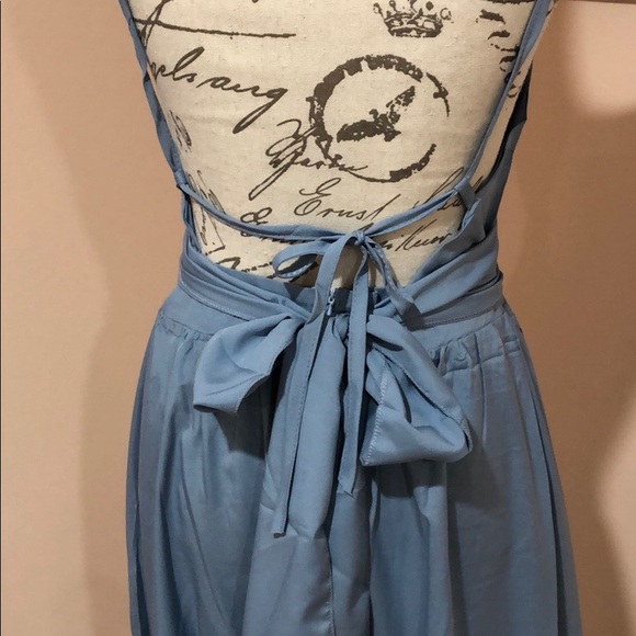 Gray Sling Starppy Back Maxi - Dress - Picture 7 of 7